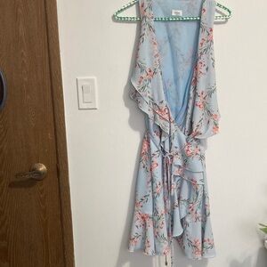 Made in Australia Sheike Ruffle, Floral sleeveless mini Dress